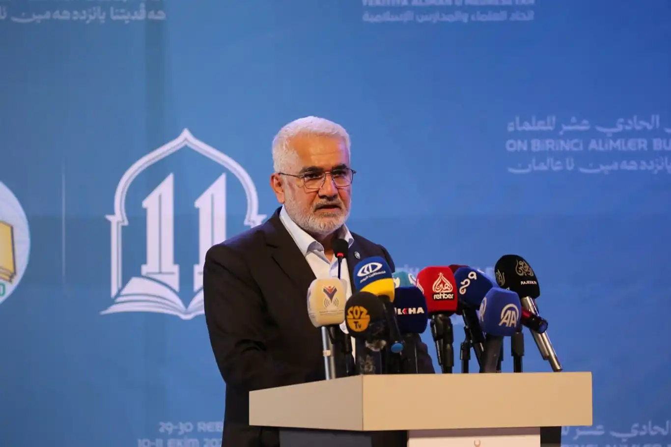 یاپیجی اوغلو در گردهمایی علما سخنرانی کرد