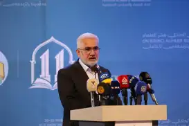 یاپیجی اوغلو در گردهمایی علما سخنرانی کرد