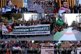Thousands march in Van to mark third anniversary of Operation Al-Aqsa Flood