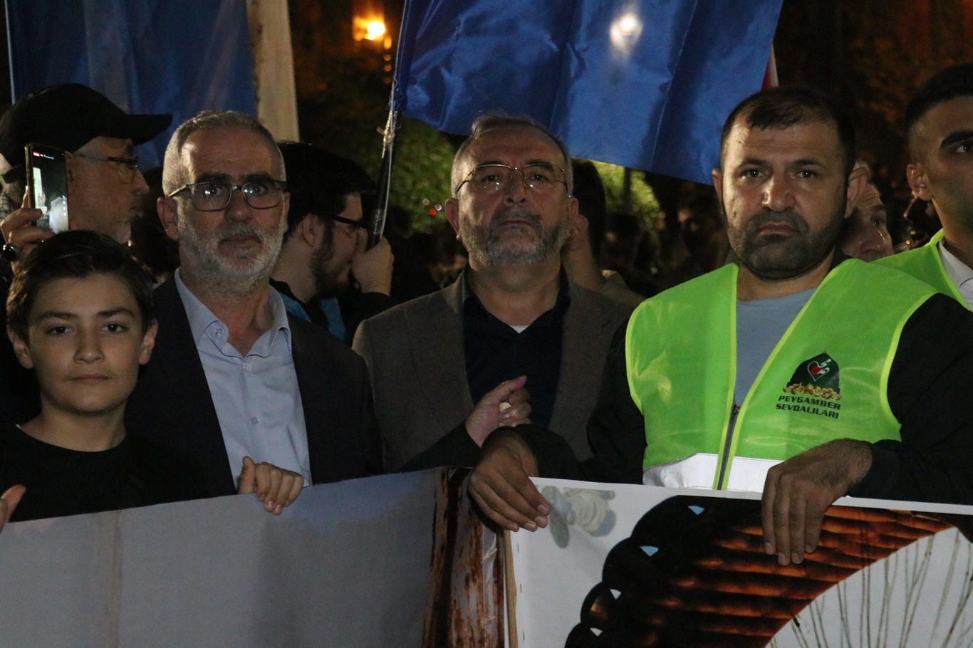Aksa Tufanı'nın 3'üncü yıl dönümünde Peygamber Sevdalıları ve AGD'den ortak yürüyüş