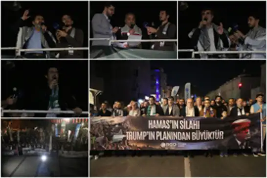 Aksa Tufanı'nın 3'üncü yıl dönümünde Peygamber Sevdalıları ve AGD'den ortak yürüyüş