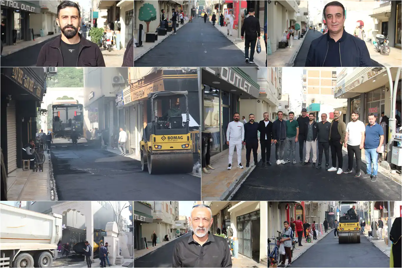Batman'da trafiğe kapalı sokağın asfaltlanıp trafiğe açılması esnafın tepkisine yol açtı