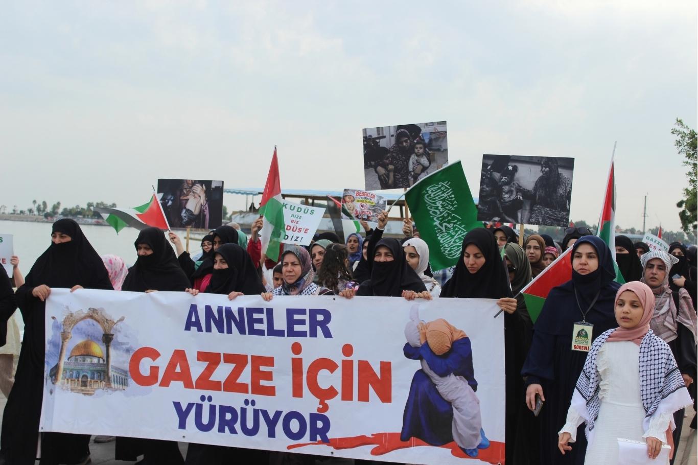 Mersin'de Aksa Tufanı'nın yıl dönümü dolayısıyla düzenlenen programda, HÜDA PAR Mersin Milletvekili Faruk Dinç Gazze'de yaşananlara dikkat çekti. Basın açıklamasında ise İslam ülkelerine siyonist rejime yaptırım uygulama çağrısı yapıldı.