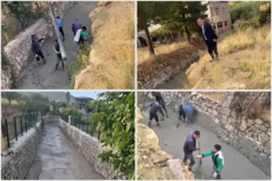 Mesai mefhumu tanımayan HÜDA PAR'lı belediye başkanı, hafta sonu da sahada