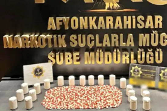 Afyonkarahisar'da uyuşturucu operasyonunda 2 şüpheli tutuklandı