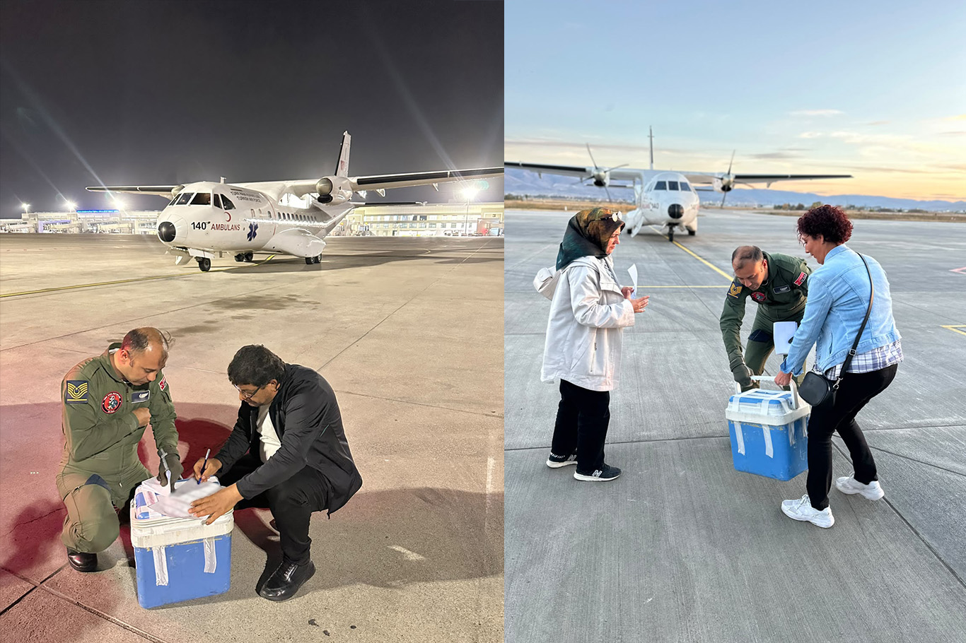 Ambulans uçakla Erzurum’dan Antalya’ya karaciğer grefti taşındı