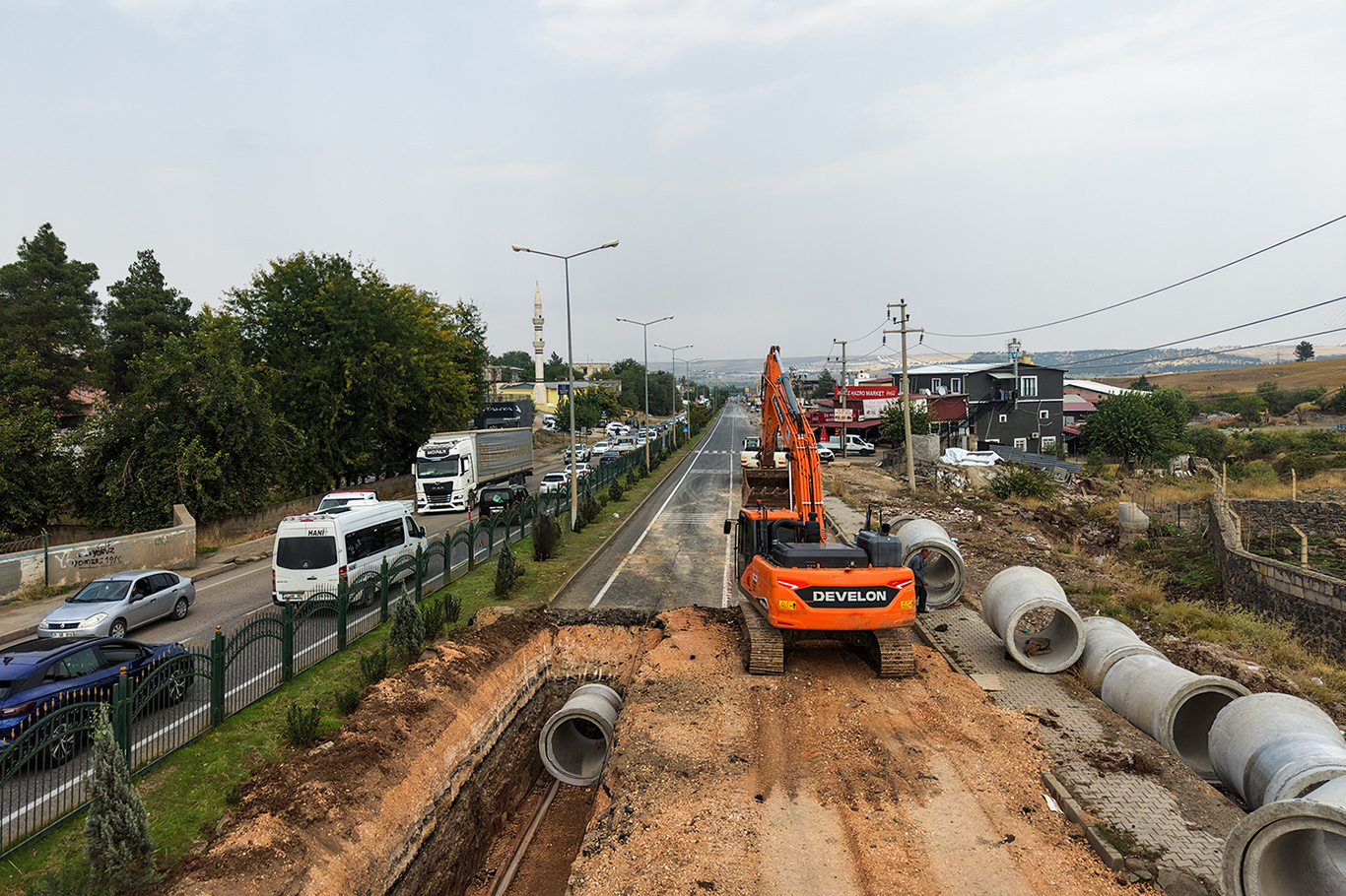 Diyarbakır’da yol çalışması çileye dönüştü
