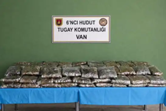 Van hudut hattında 59 kilo 734 gram uyuşturucu ele geçirildi