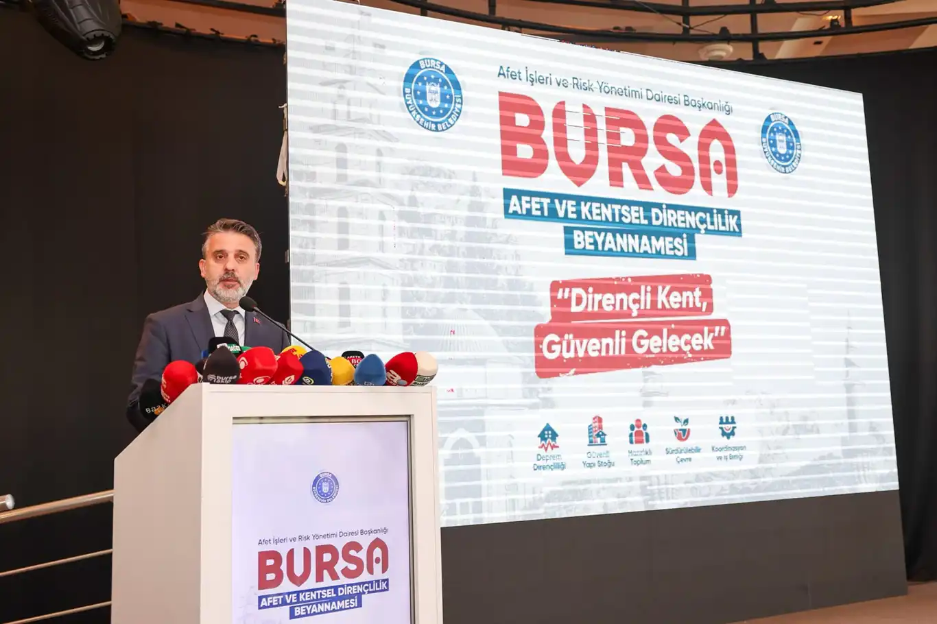 Bursa’da afetlere karşı dirençlilik beyannamesi hazırlandı