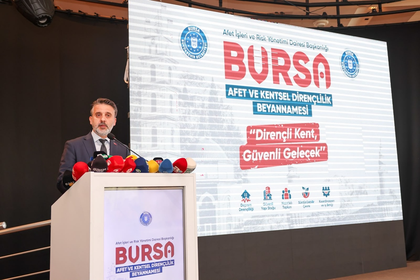 Bursa’da afetlere karşı dirençlilik beyannamesi hazırlandı