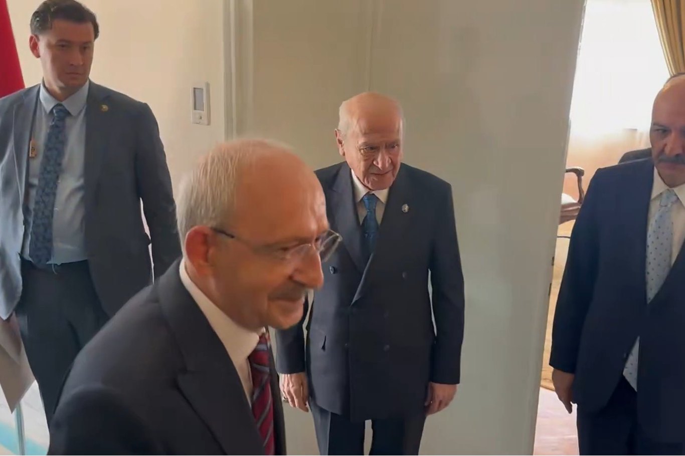 Bahçeli ile Kılıçdaroğlu bir araya geldi