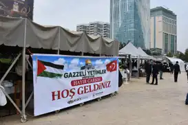 Malatya'da Gazzeli yetim çocuklar yararına hayır çarşısı açıldı