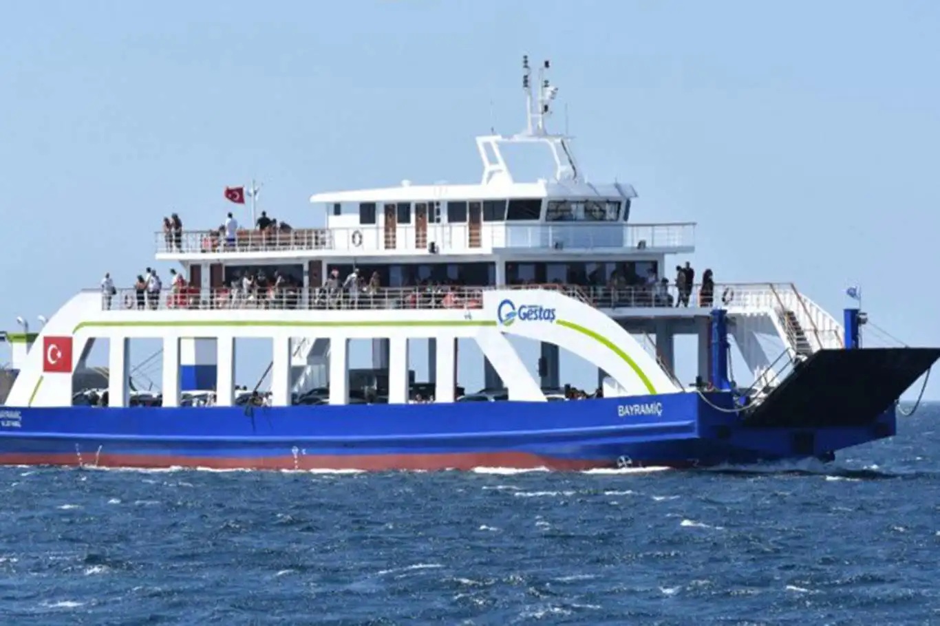 Geyikli-Bozcaada hattında bazı feribot seferleri iptal edildi