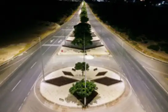 Şanlıurfa GAP Havalimanı yolu 65 milyon TL’yi aşan yatırımla aydınlatıldı