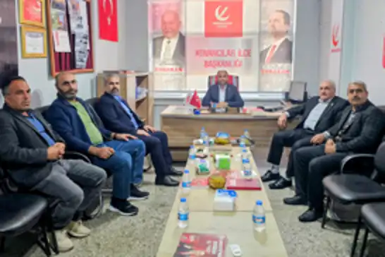 HÜDA PAR’dan Kovancılar’da siyasi partilere ziyaret