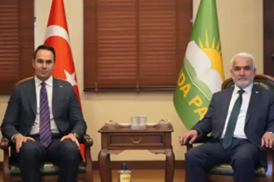 HÜDA PAR Genel Başkanı Yapıcıoğlu, DYP Genel Başkanı Küpeli’yi ağırladı