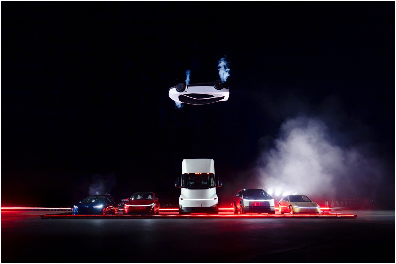 Tesla unveils long-delayed roadster with possible rocket technology