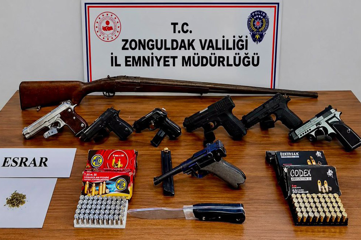 Zonguldak’ta ruhsatsız silah operasyonu: 3 şüpheli tutuklandı