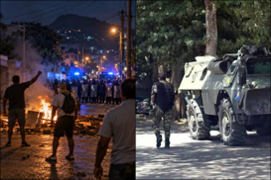 Morityus'ta protestolar nedeniyle sokağa çıkma yasağı uzatıldı