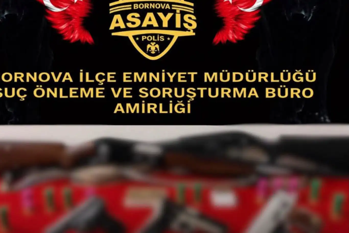 Bornova’da kaçak silah operasyonu: 2 gözaltı