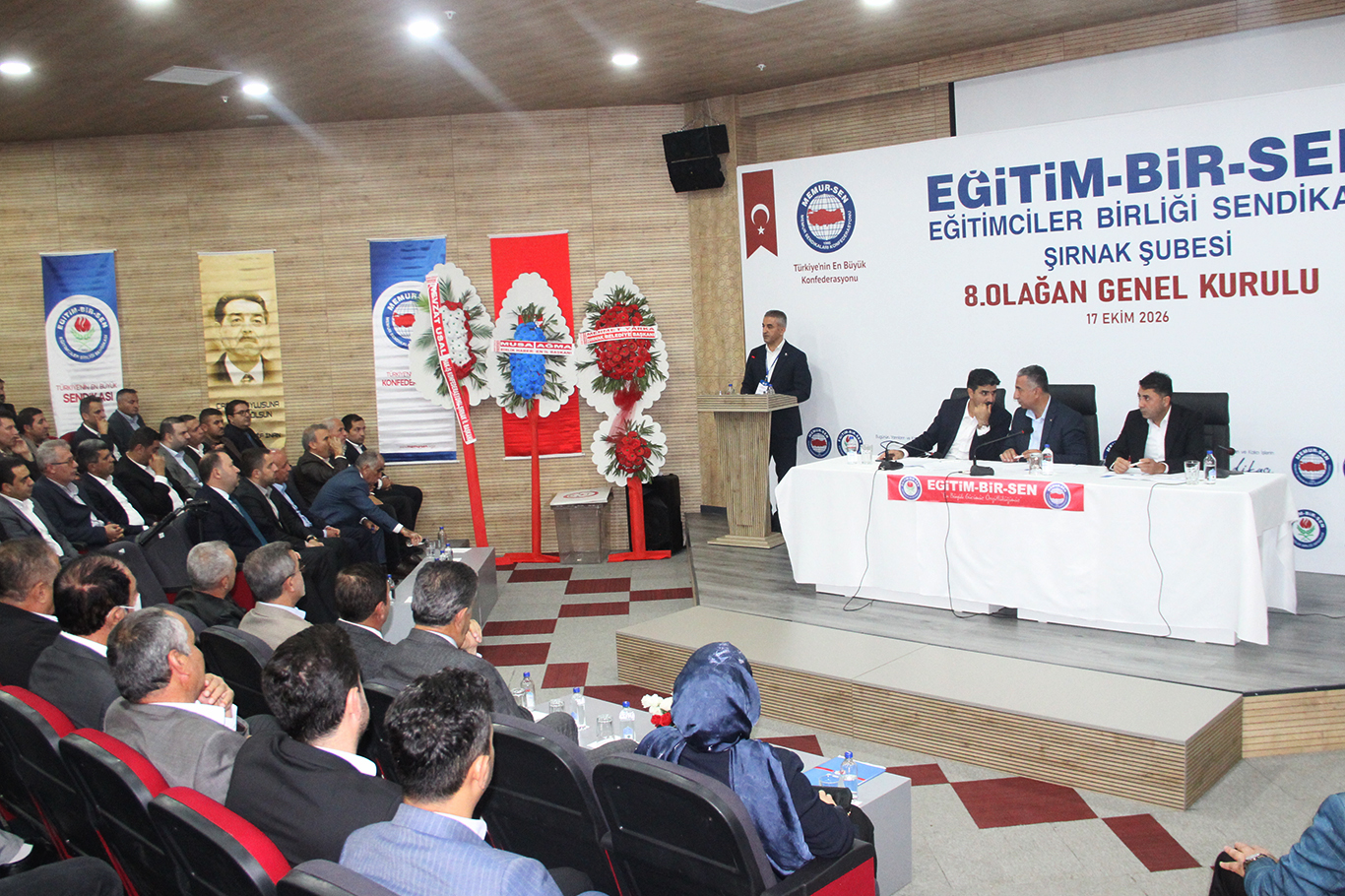 EĞİTİM-BİR-SEN ŞIRNAK’TA ABDULLAH ÇATI GÜVEN TAZELEDİ