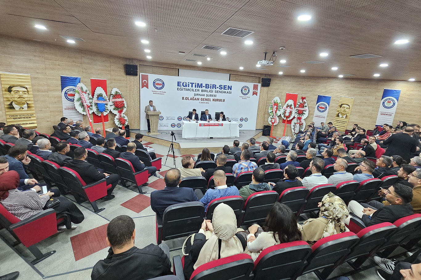 EĞİTİM-BİR-SEN ŞIRNAK’TA ABDULLAH ÇATI GÜVEN TAZELEDİ