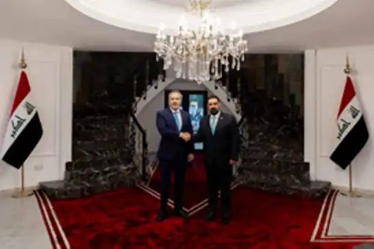 Dışişleri Bakanı Fidan, Irak Meclis Başkanı Halbusi ile bir araya geldi