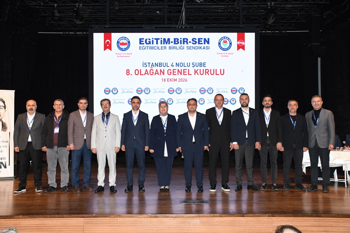 Eğitim Bir-Sen İstanbul 4 No'lu Şube Başkanı Duran güven tazeledi