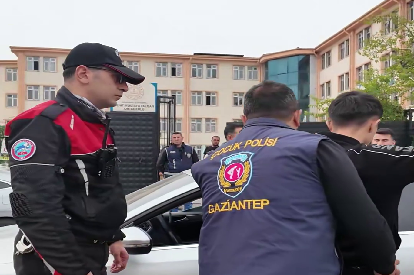 Gaziantep'te okul çevrelerinde güvenlik denetimi