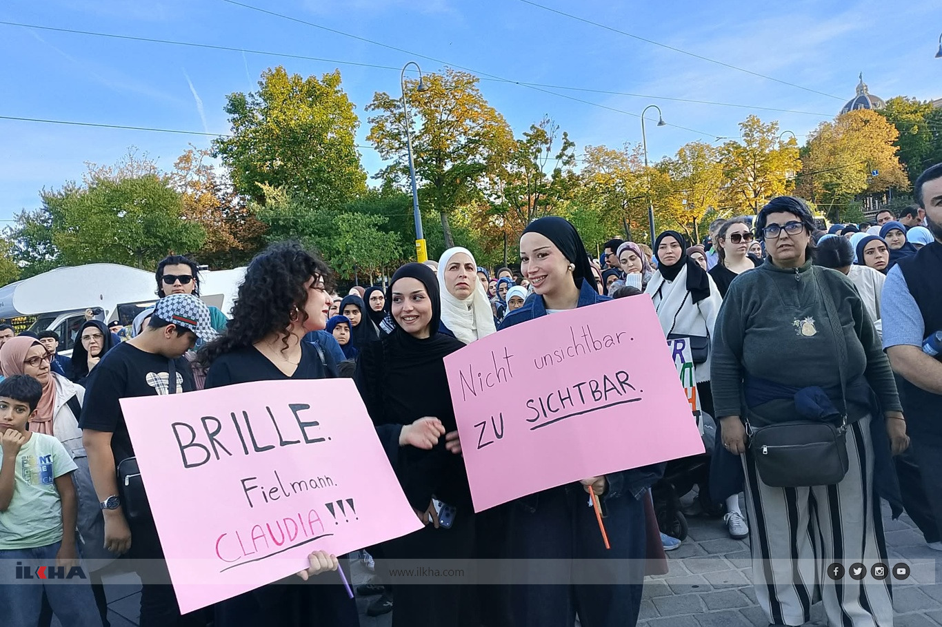 Thousands protest Austria’s headscarf ban for Muslim girls in Vienna