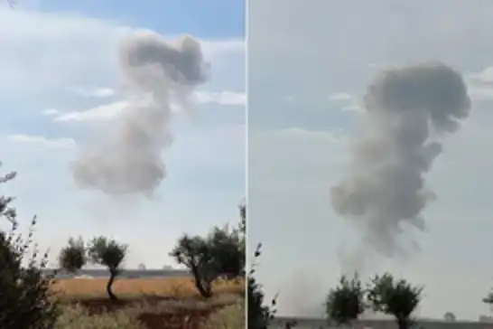 Two explosions rock military airport in Syria’s Idlib countryside