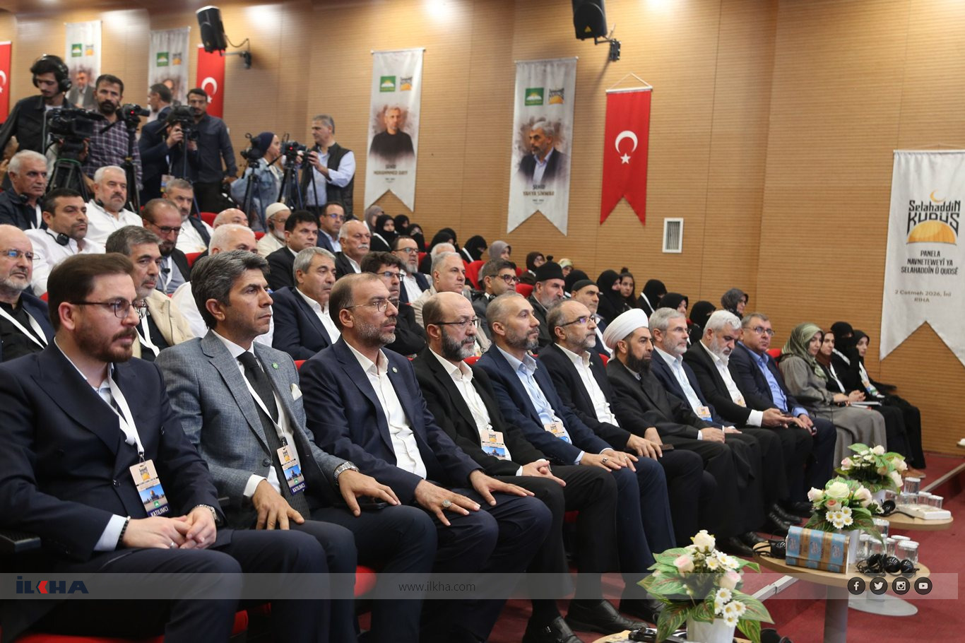 HÜDA PAR hosts international panel on Jerusalem, Al-Aqsa and Gaza in Şanlıurfa