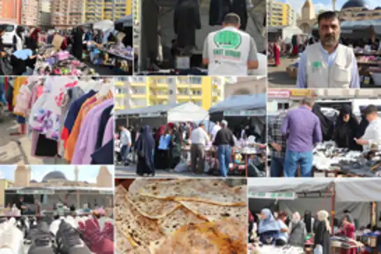 Umut Kervanı Kızıltepe’den ihtiyaç sahiplerine yönelik kermes
