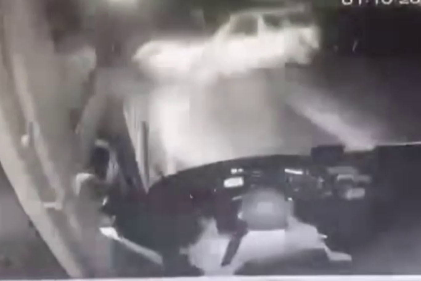 Malatya'da 2 kişinin öldüğü kaza anı otobüs kamerasında