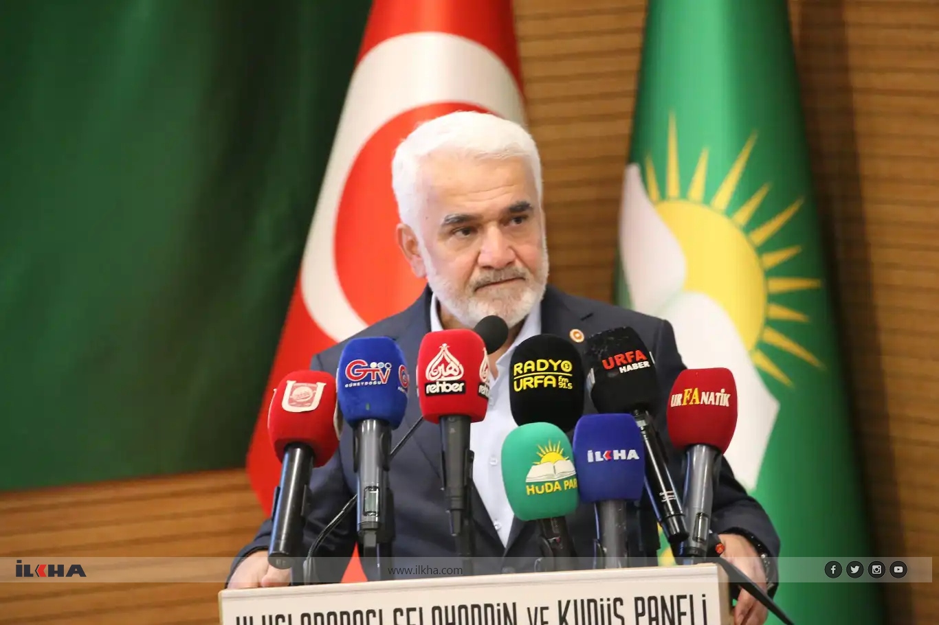 HÜDA PAR Chairman calls on Muslim world to unite for Palestine