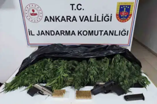 Ankara'da 2 kilo 600 gram skunk ele geçirildi: 1 gözaltı