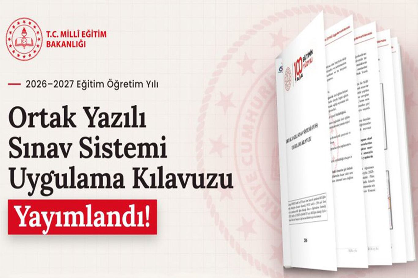 MEB’in Ortak Yazılı Sınav Sistemi 26 Ekim’de kullanıma açılıyor