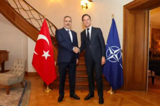 Turkish Foreign Minister Fidan meets NATO Chief Rutte in Brussels
