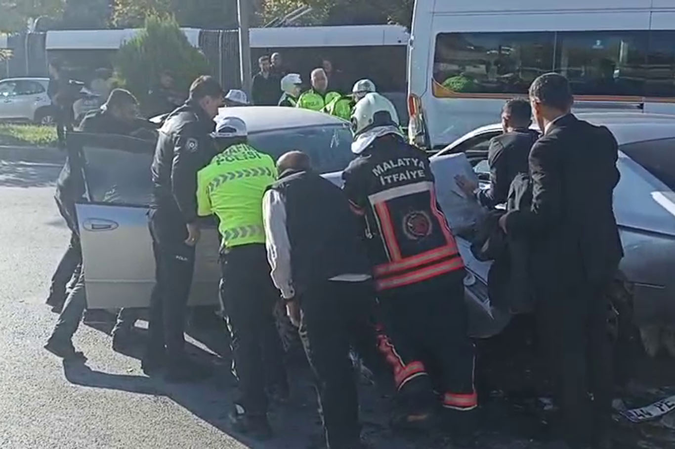 Malatya'da zincirleme kaza: 3 yaralı