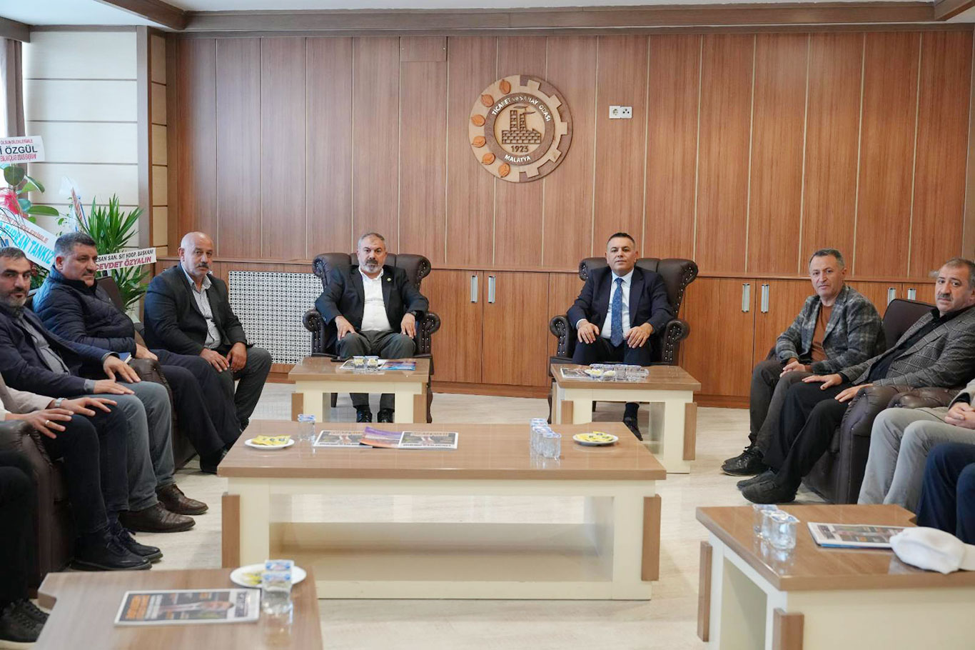 HÜDA PAR Malatya İl Başkanlığından MTSO ve MTB'ye ziyaret