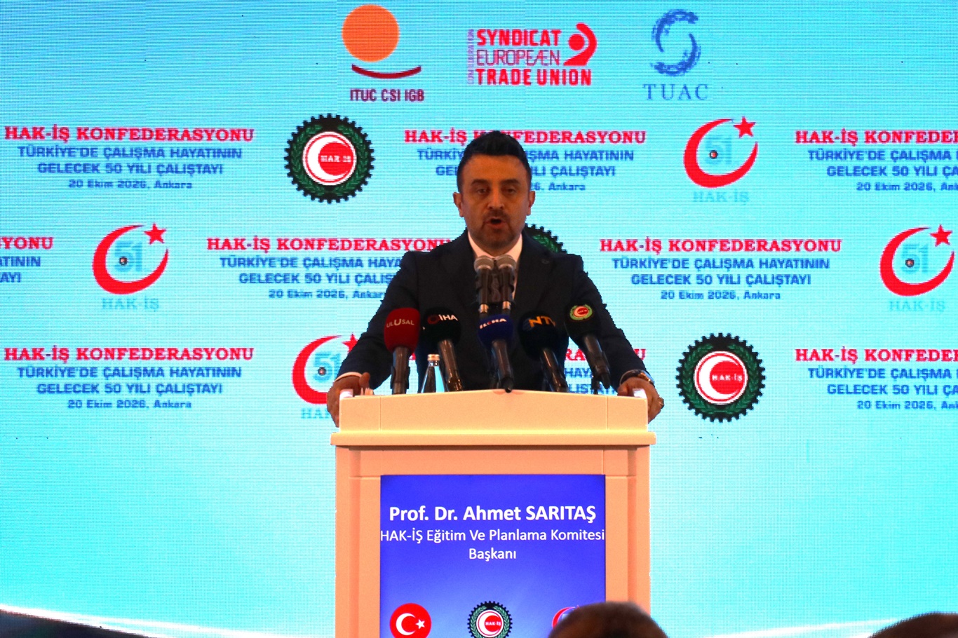 Prof. Dr. Ahmet Sarıtaş - HAK-İŞ Eğitim ve Planlama Komitesi Başkanı