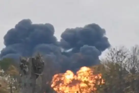 French Mirage 2000D fighter jet crashes during training flight, one crew member dead