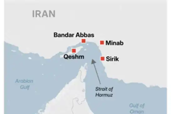 Explosions heard near Strait of Hormuz in southern Iran, cause remains unknown