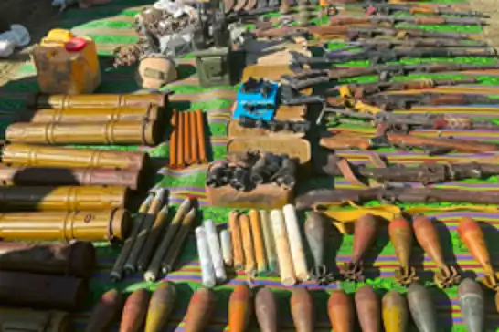 Afganistan'da silah ve mühimmat deposu ele geçirildi