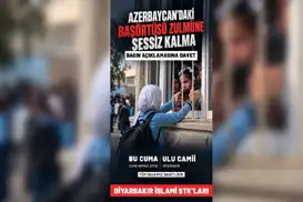 Diyarbakır'da Azerbaycan'daki başörtüsü engellemelerine karşı kitlesel basın açıklaması çağrısı