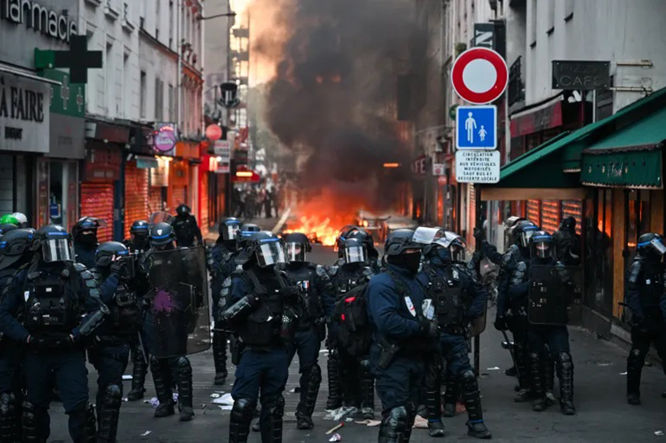 Macron says ‘illegitimate’ protests will be banned as France braces for fresh unrest