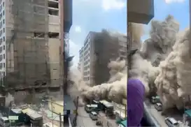 Li Kenyayê avahiyek 18 qatî hilweşiya