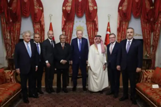 Erdoğan receives foreign ministers attending R4+E3 meeting in Istanbul