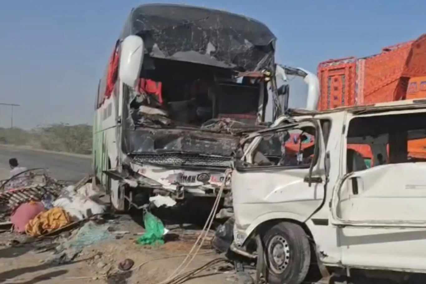 At least 12 killed, more than 20 injured in road accident in Pakistan