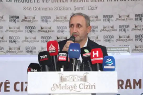 Şahzade Demir: "Melayê Cizîrî'nin temsil ettiği medeniyete sahip çıkmak hepimizin borcudur"
